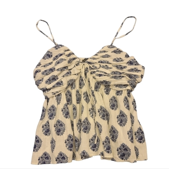 J. Crew Smocked Crop Top Size 12 - Picture 2 of 4